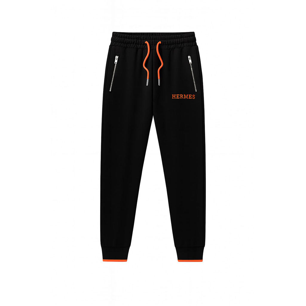 Hermes Black and Orange Zip Tracksuit Set - image 5