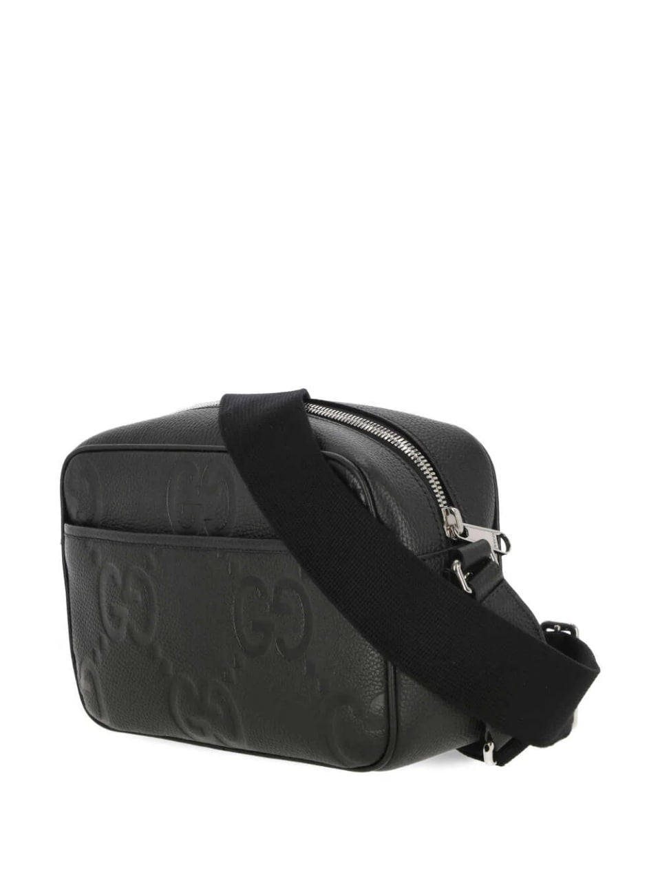 Gucci Jumbo Leather Crossbody Bag Black - image 5