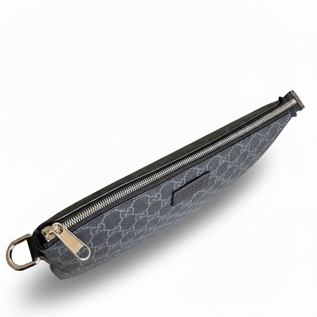Gucci Canvas Zip Pouch Black - image 3