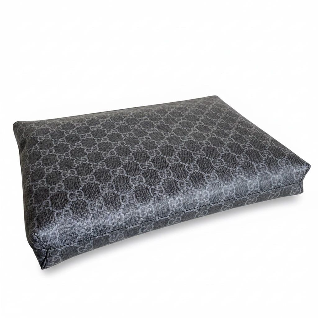 Gucci Canvas Zip Pouch Black - image 5