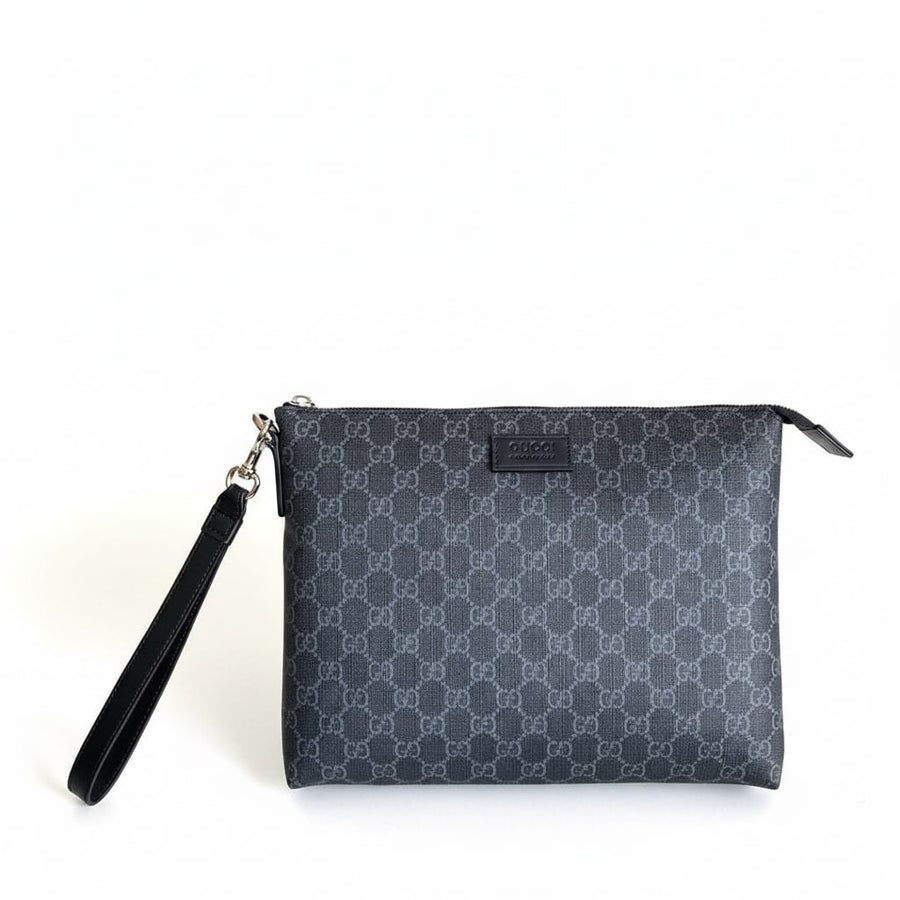 Gucci Canvas Zip Pouch Black
