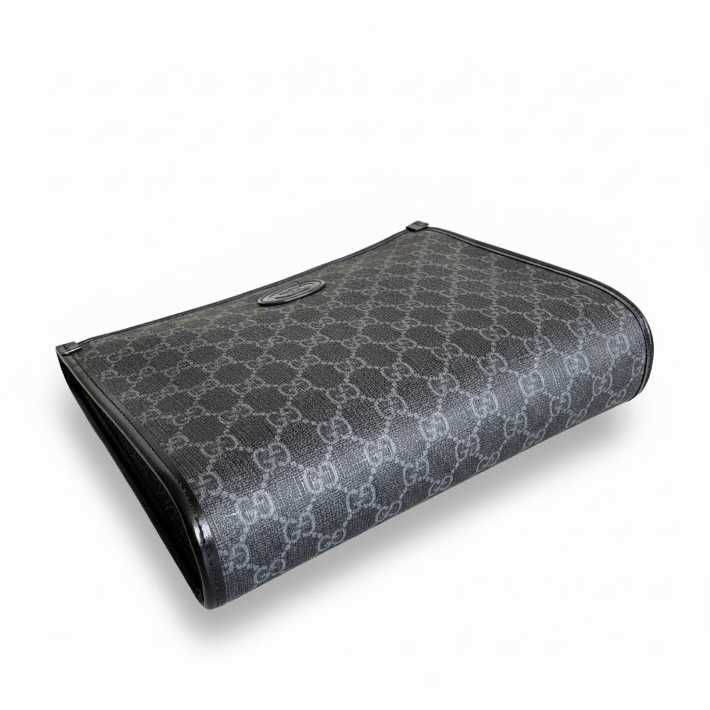 Gucci Supreme Coated Canvas Clutch Pouch - image 4