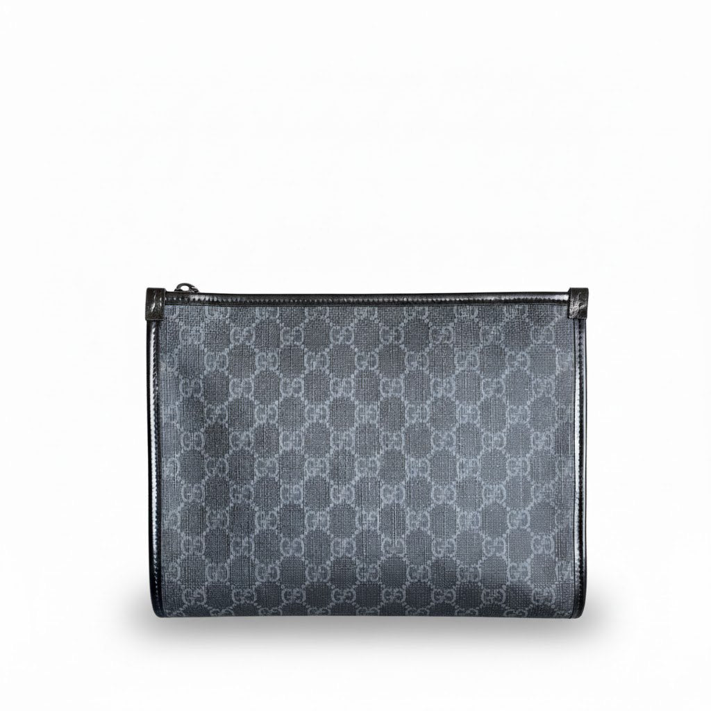 Gucci Supreme Coated Canvas Clutch Pouch - image 5