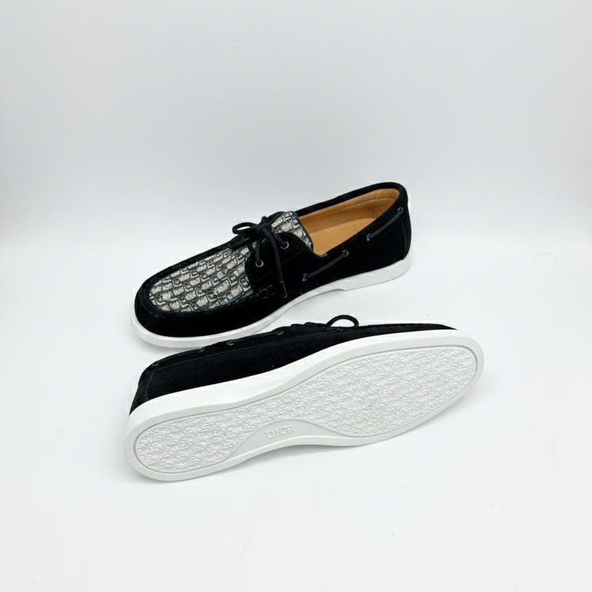 Dior Oblique Canvas Deck Shoe with Suede Trim - image 6