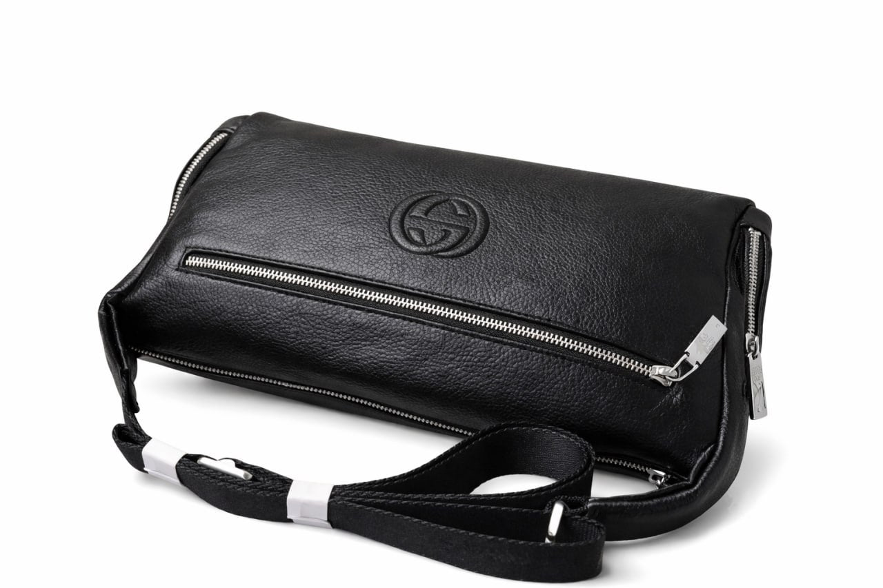 Gucci Soho Leather Crossbody Shoulder Bag (Black) - image 5