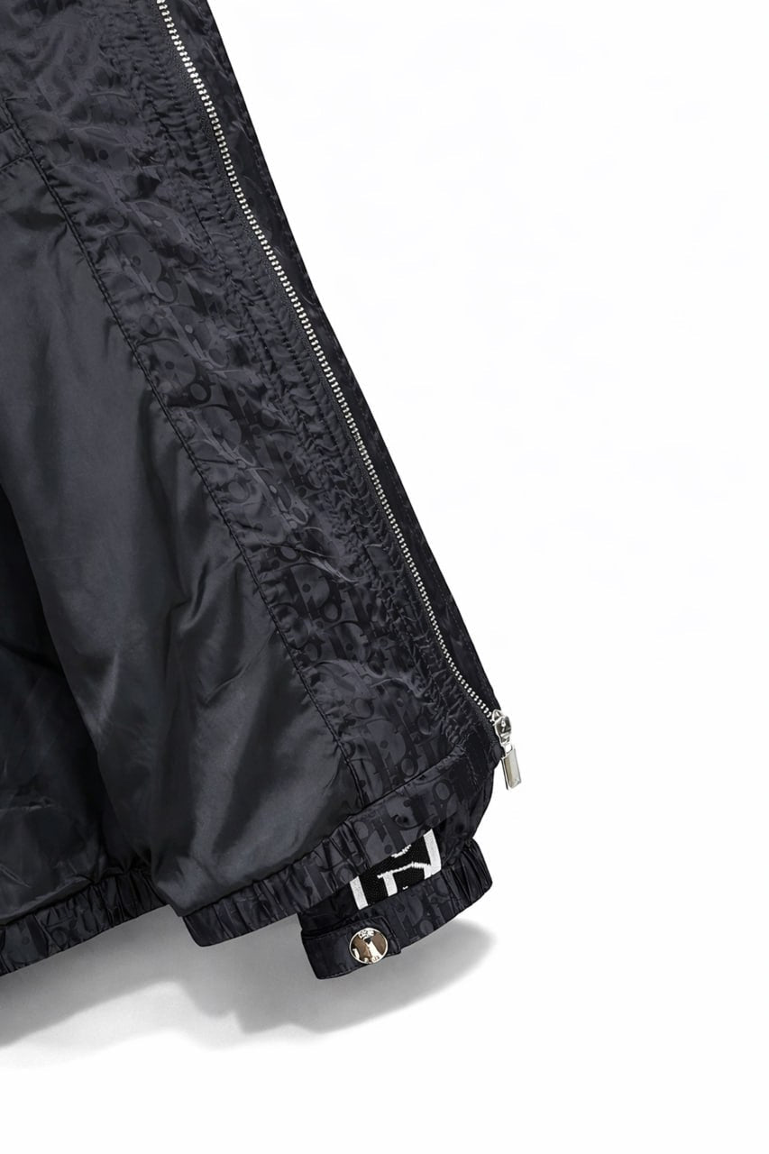 Dior Oblique Hooded Windbreaker Jacket with Signature Sleeve Bands - image 5