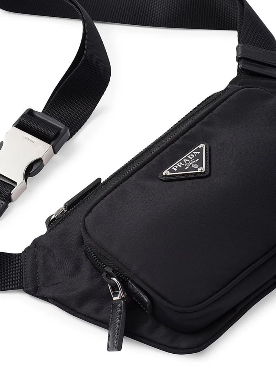 Prada Re-Nylon Belt Bag (Black) - image 4