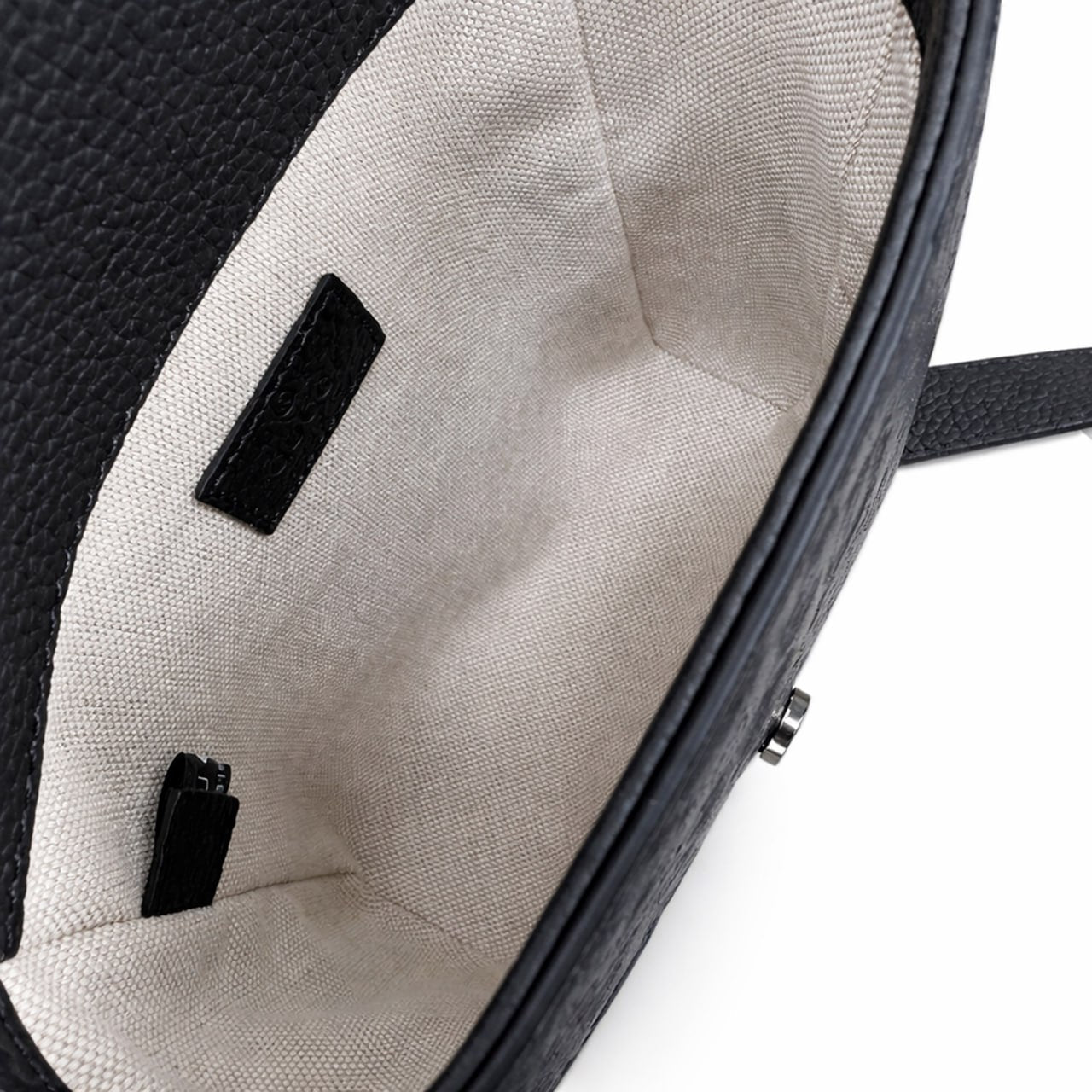 Gucci Embossed Leather Mini Crossbody Bag (Black) - image 6
