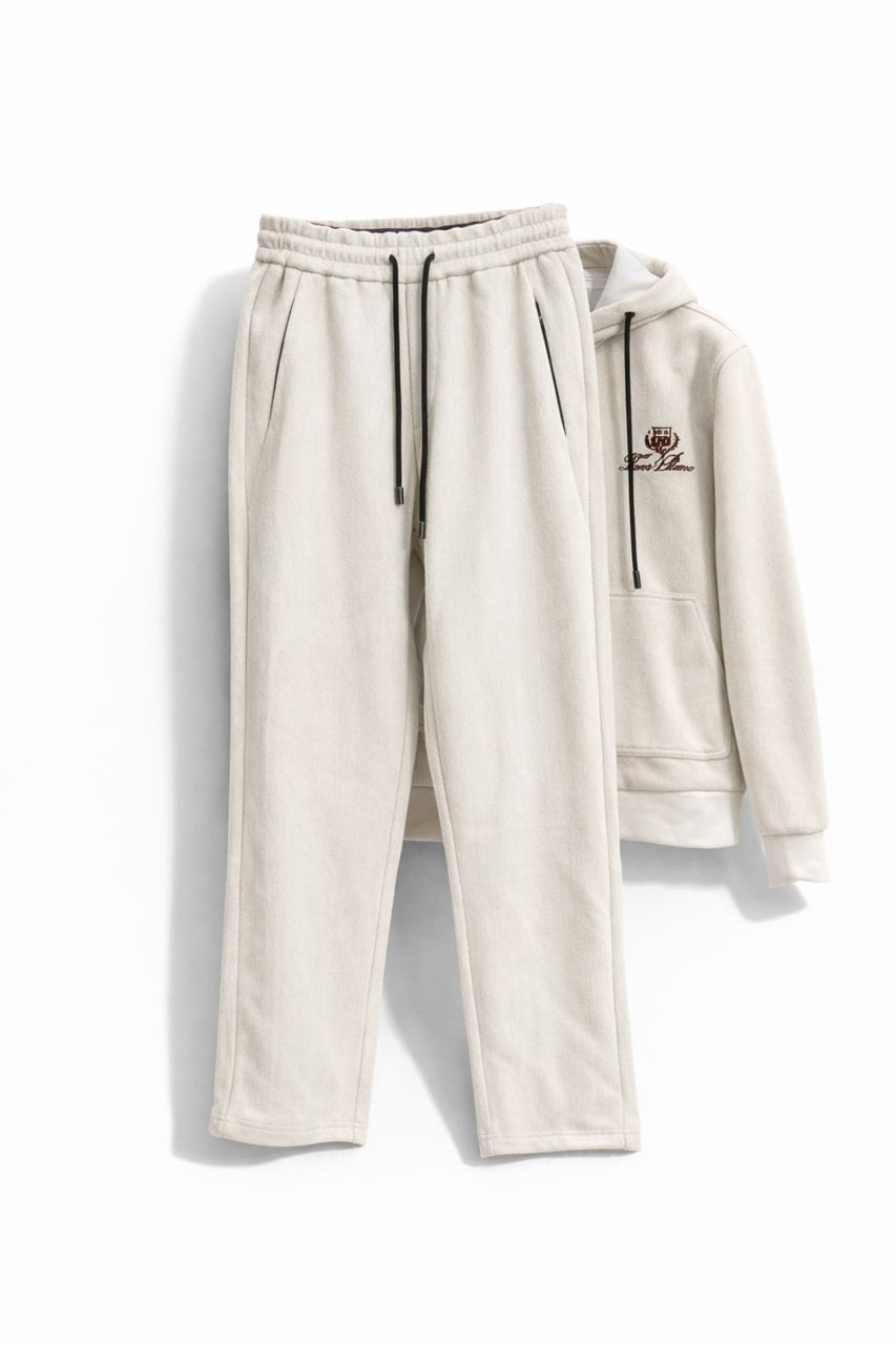Loro Piana Ivory Heritage Zip Hoodie & Jogger Set - image 7