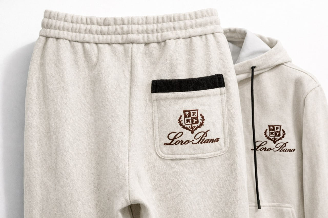 Loro Piana Ivory Heritage Zip Hoodie & Jogger Set - image 5