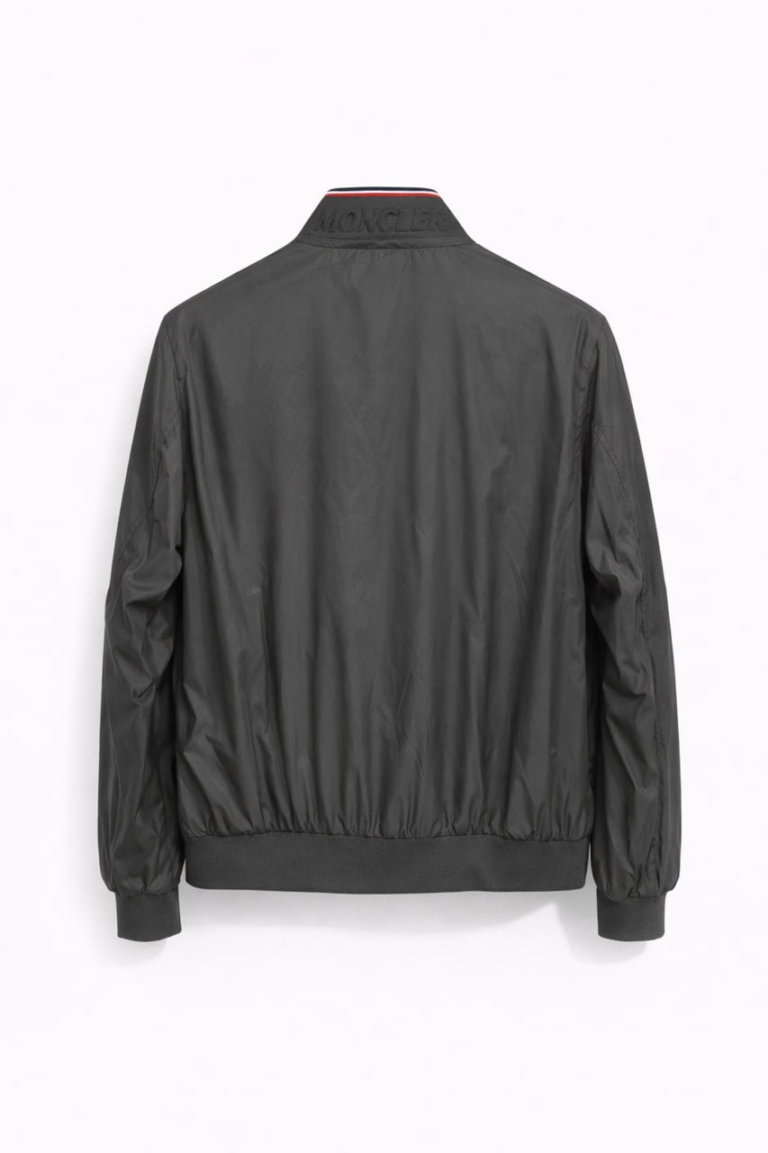 Moncler Classic Nylon Bomber Jacket – Graphite Grey - image 2