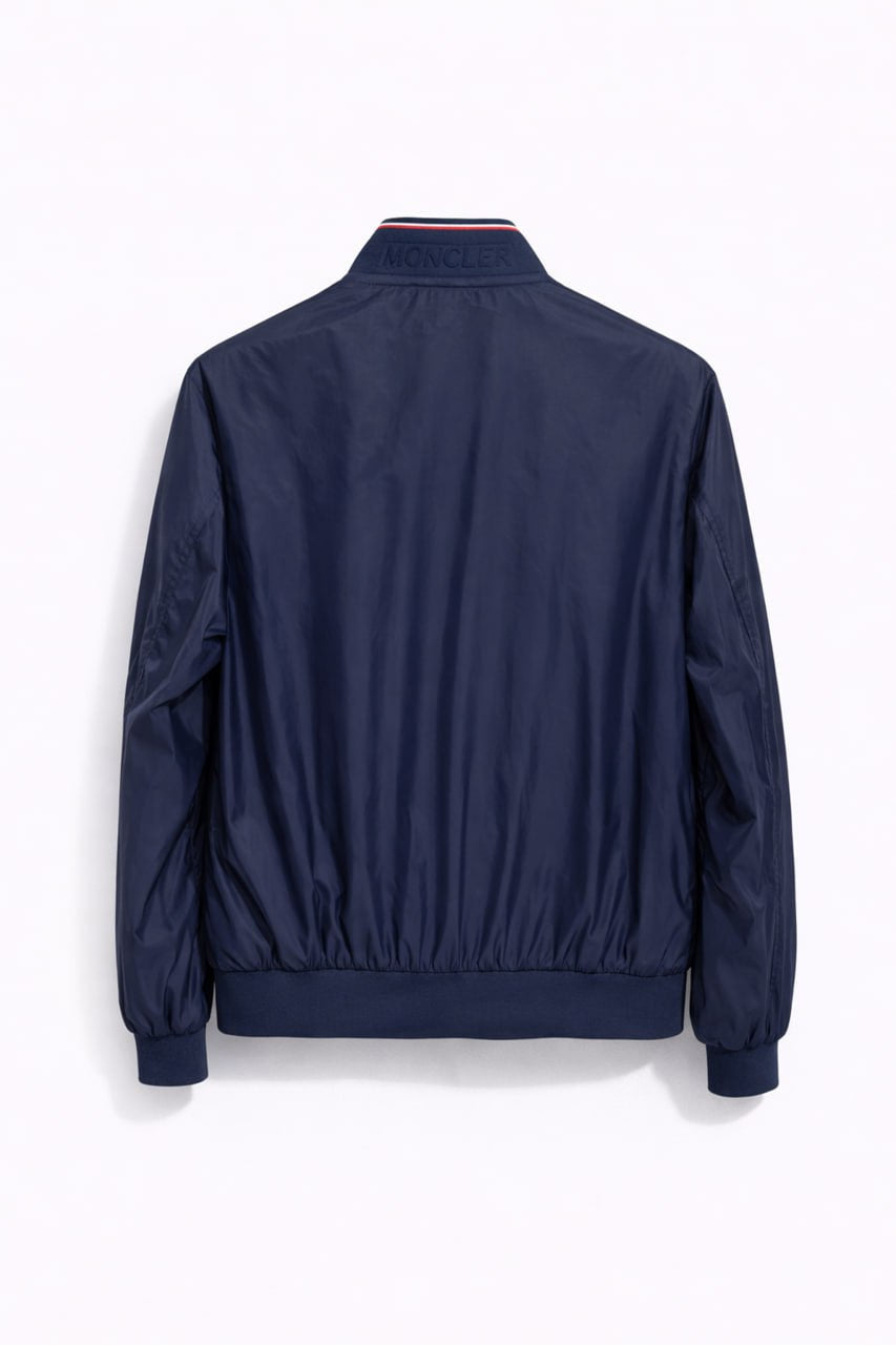 Moncler Classic Nylon Bomber Jacket – Navy Blue - image 2