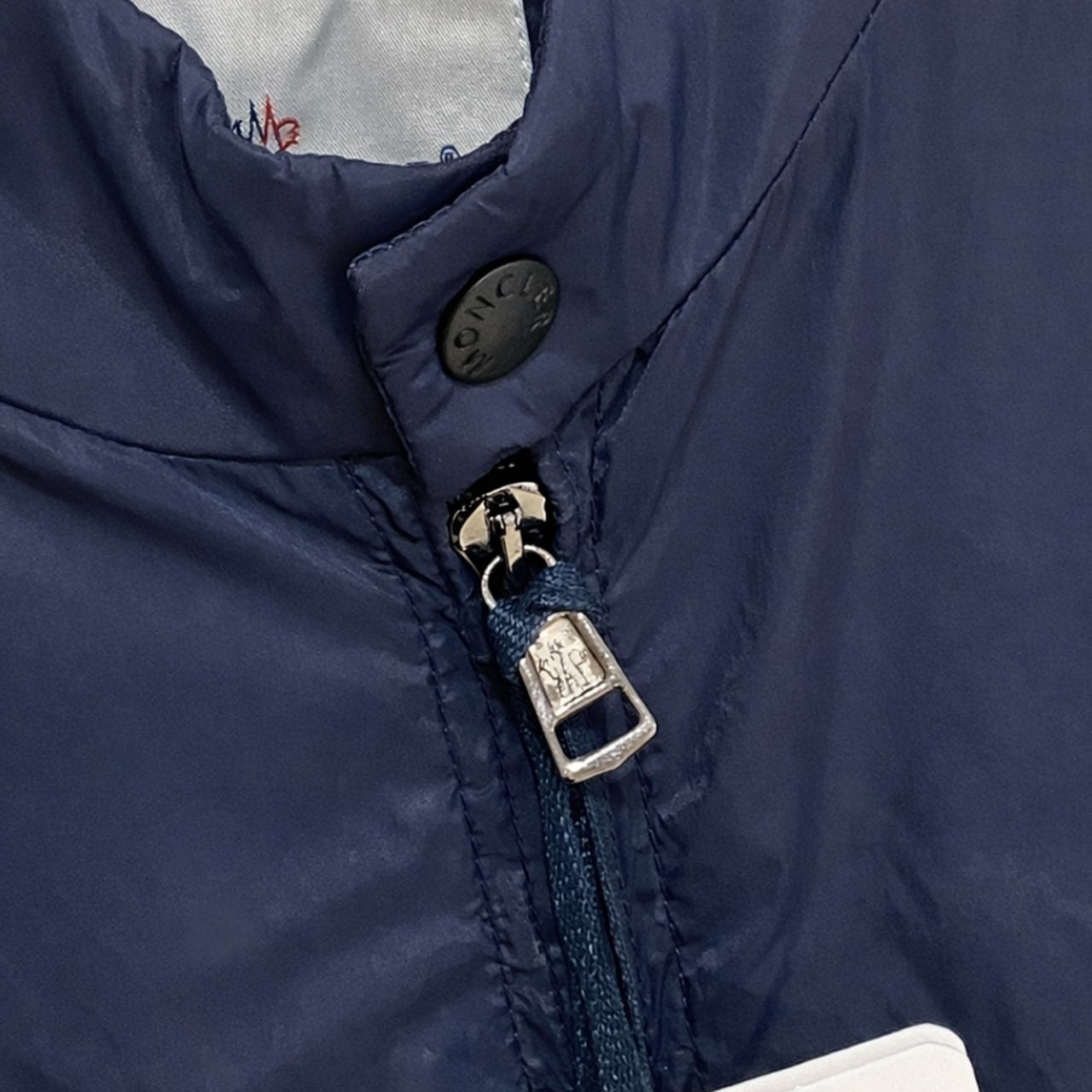 Moncler Classic Nylon Bomber Jacket – Navy Blue - image 6