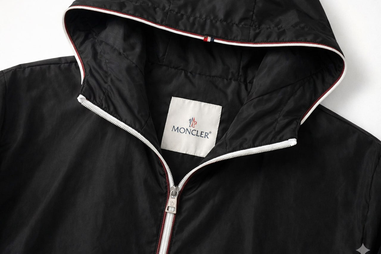 Moncler Hooded Nylon Jacket – Black - image 3