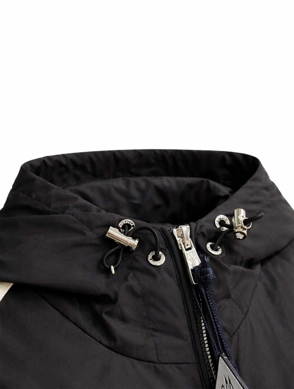 Moncler Tricolour Stripe Hooded Jacket – Black - image 5