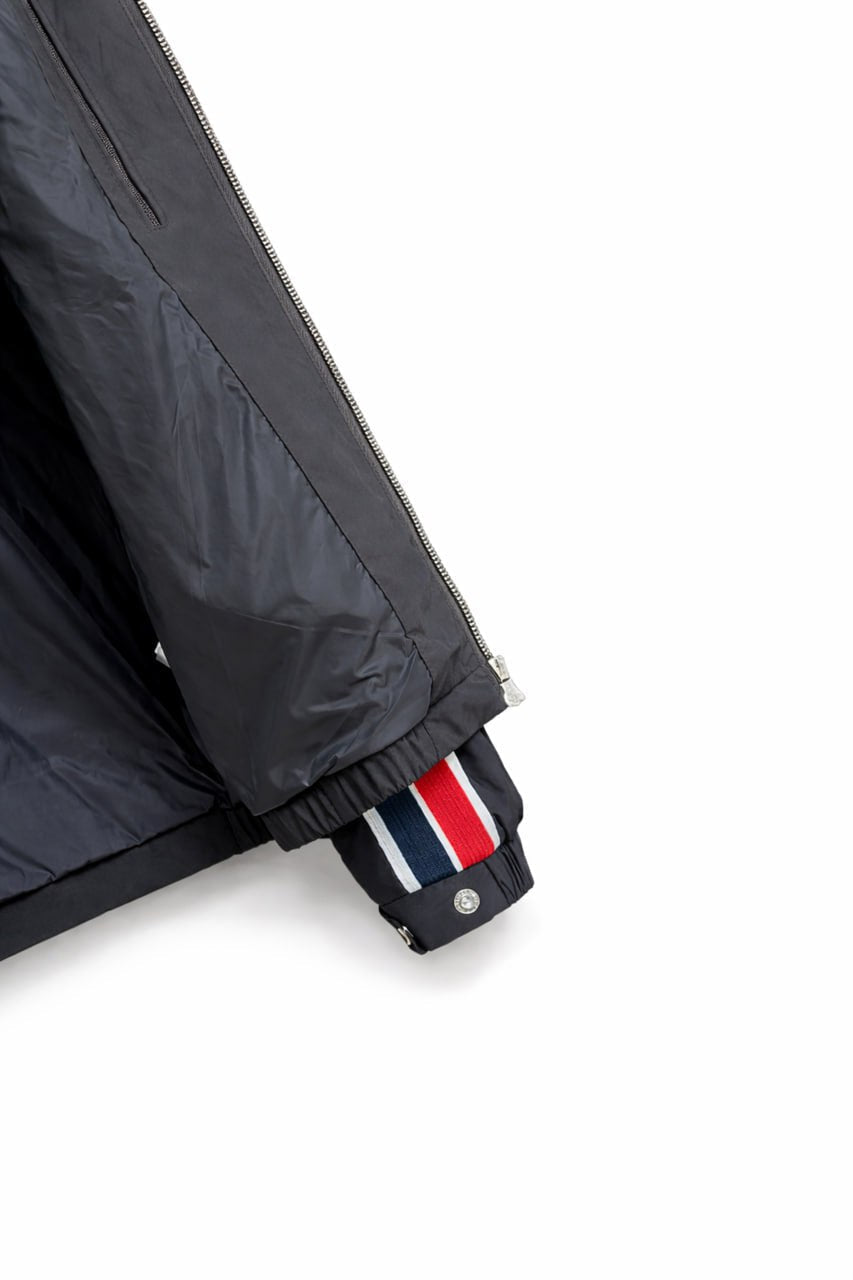 Moncler Tricolour Stripe Hooded Jacket – Black - image 6