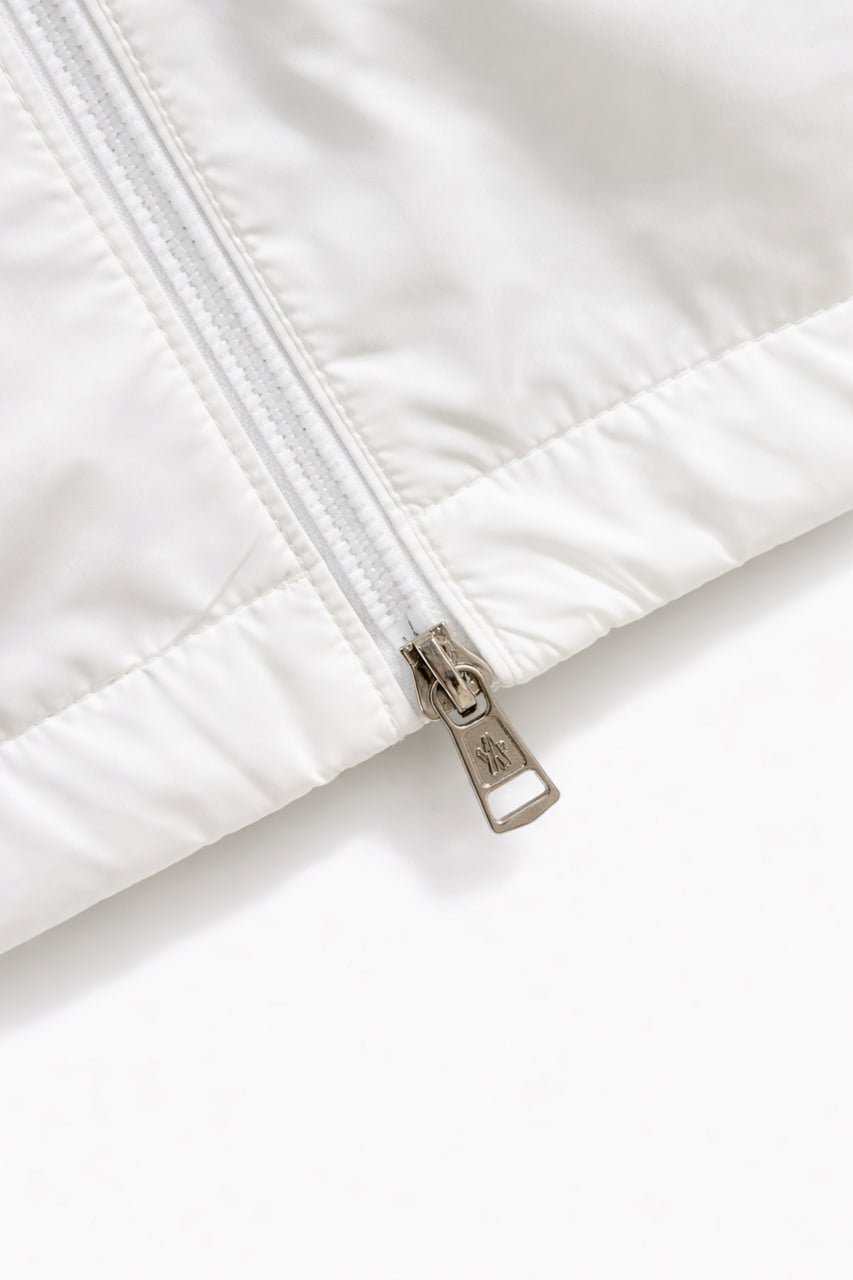 Moncler Tricolour Stripe Hooded Jacket – White - image 6