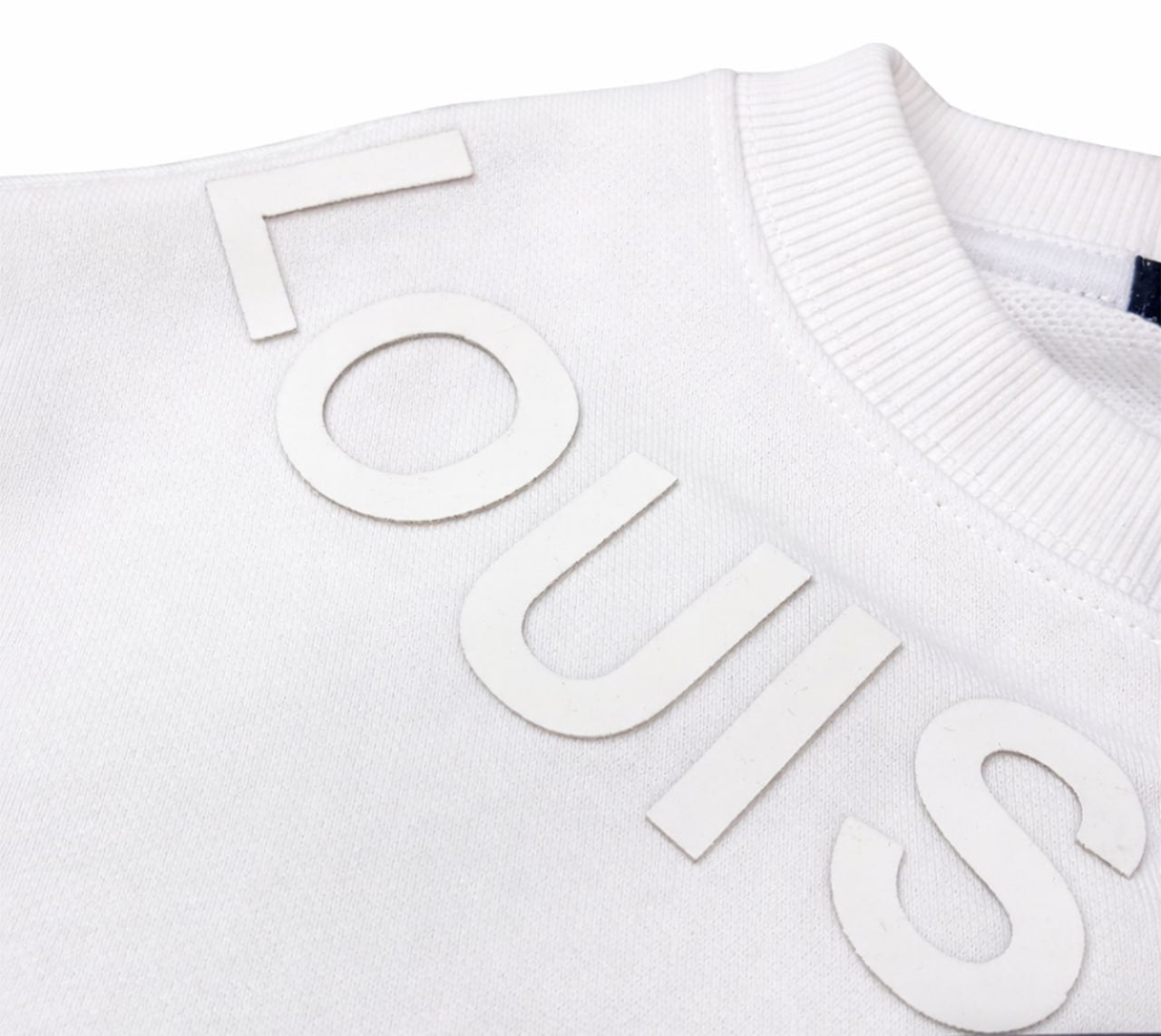 Louis Vuitton LV Tonal Logo Crewneck Sweatshirt – White - image 4