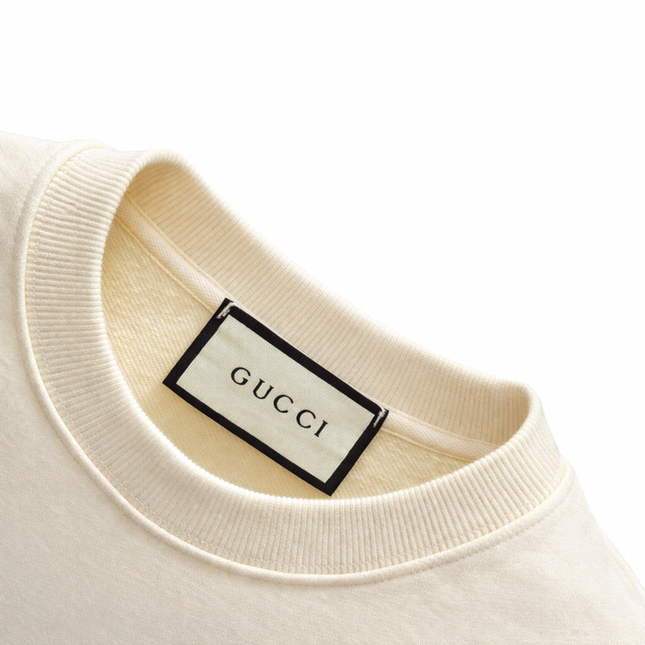 Gucci GG Web Stripe Logo Crewneck Sweatshirt – Cream - image 5