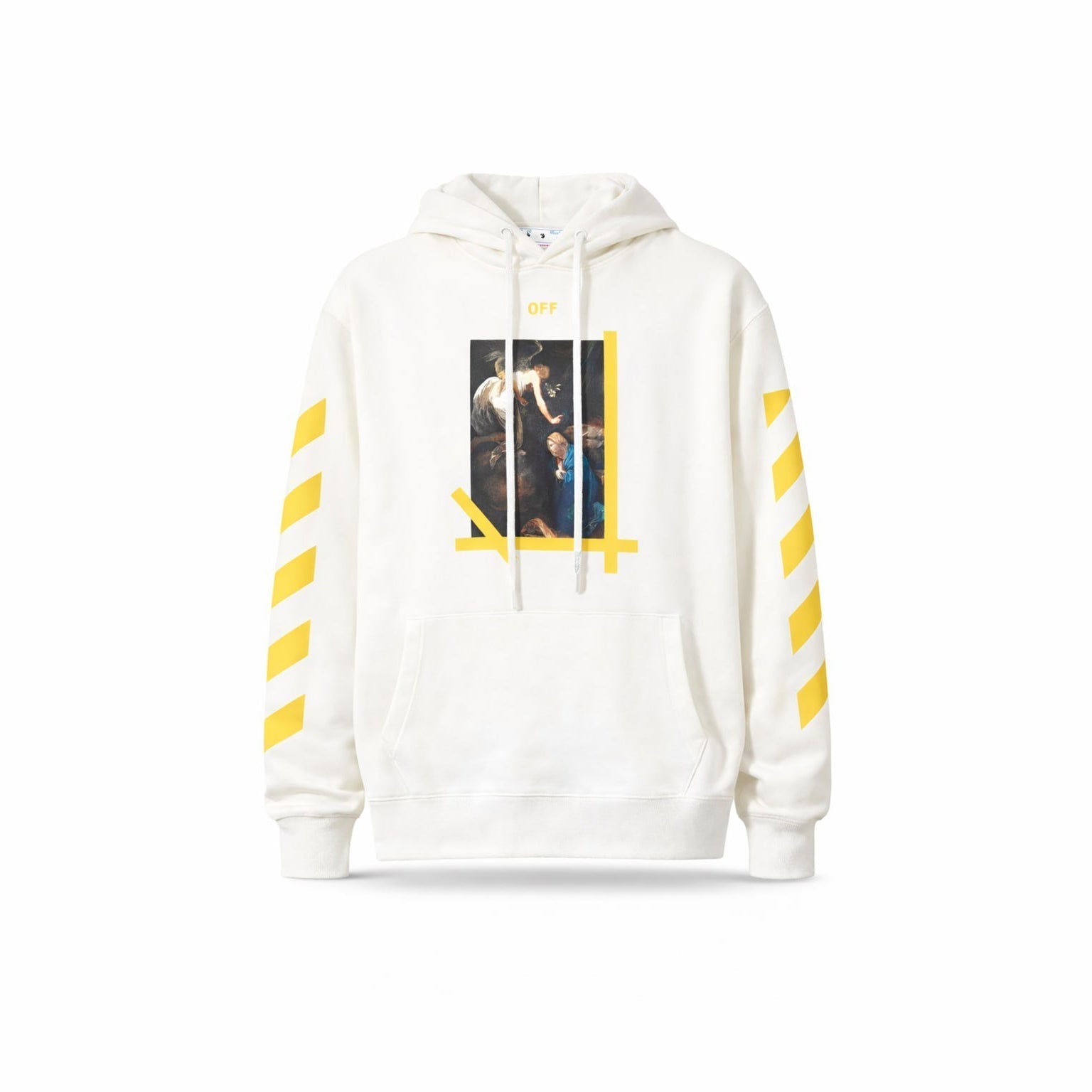 Off-White Arrows Graphic Hoodie – White / Yellow - image 6