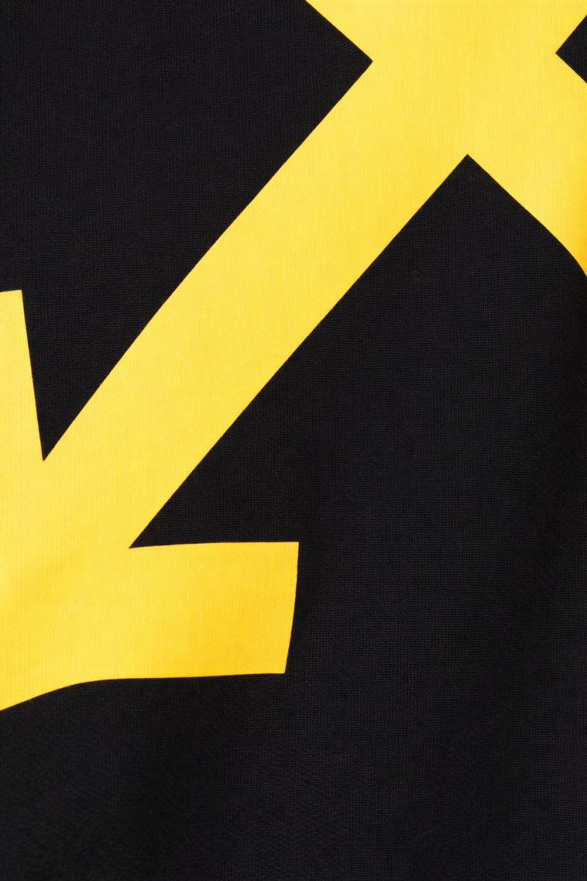 Off-White Arrows Graphic Hoodie – Black / Yellow - image 4