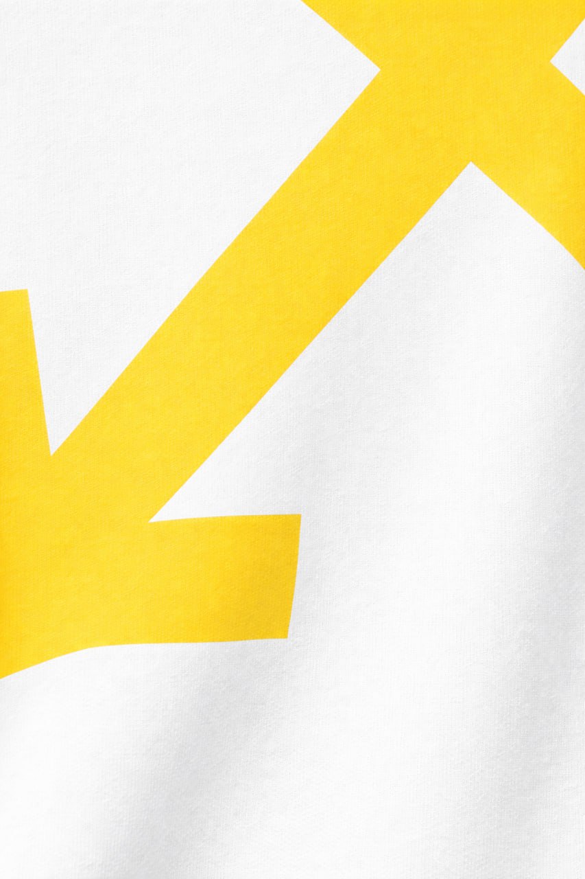 Off-White Arrows Graphic Hoodie – White / Yellow - image 5