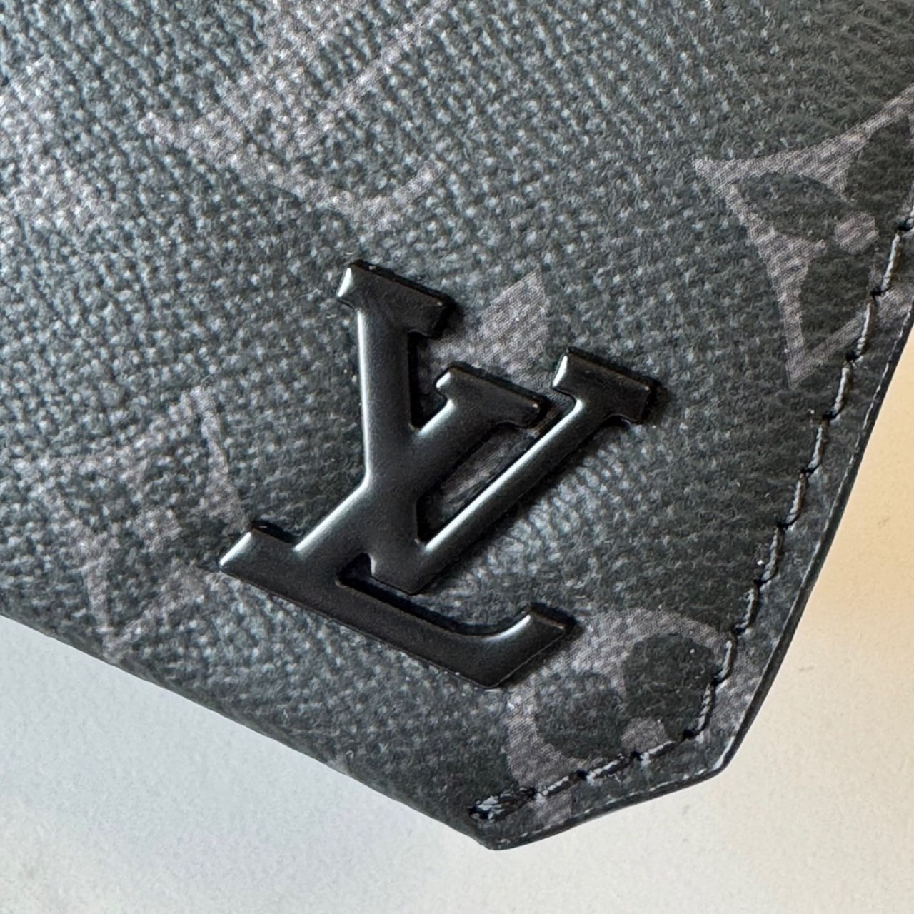 Louis Vuitton Monogram Eclipse Slim Pochette Crossbody (Black Hardware) - image 4