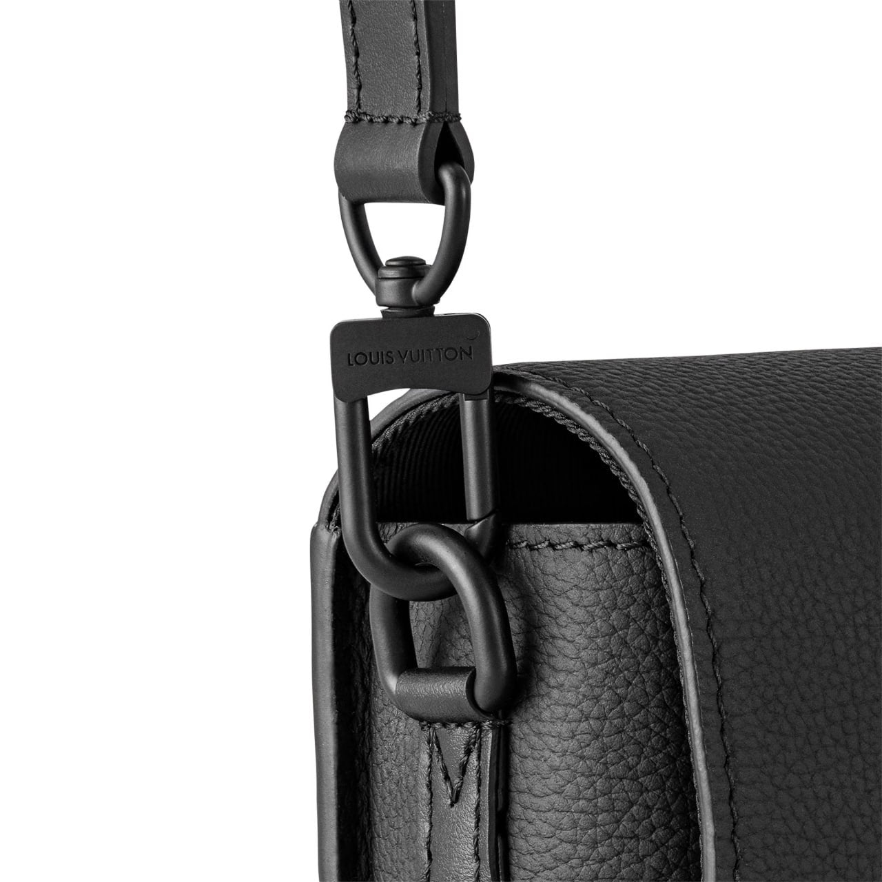 Louis Vuitton Taurillon Leather Slim Wallet Crossbody (Black) - image 6