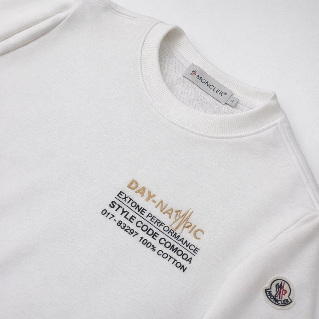 Moncler Grenoble Day-Namic Graphic Cotton Sweatshirt – White - image 3
