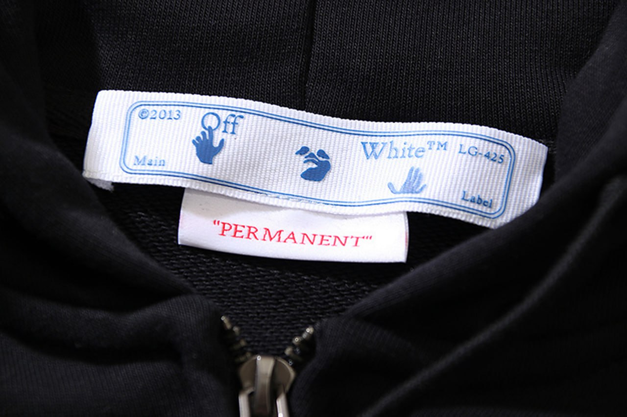 Off-White Arrows Graphic Zip Hoodie – Black - image 7