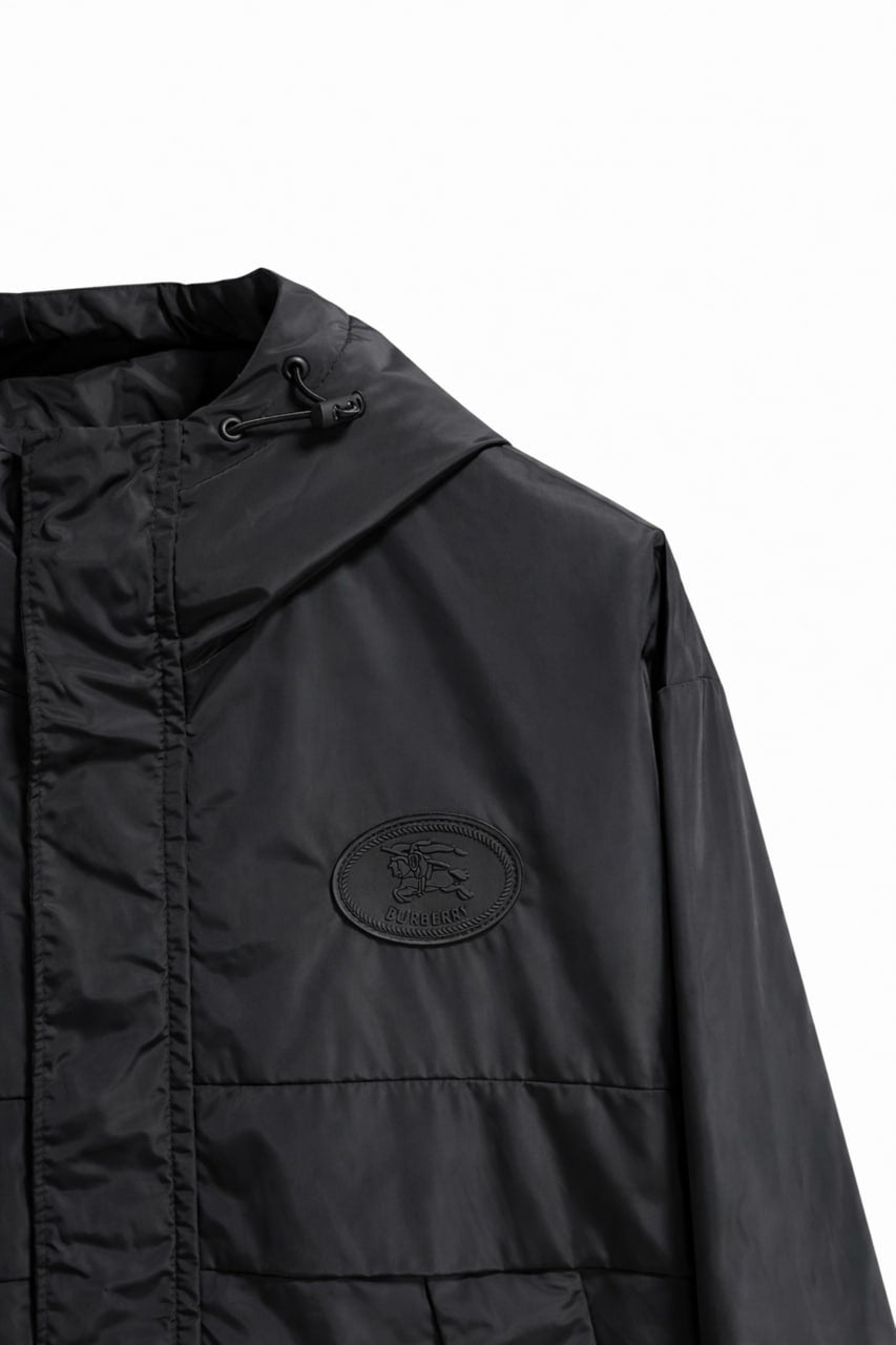 Burberry Hooded Nylon Jacket with Equestrian Knight Emblem - image 4