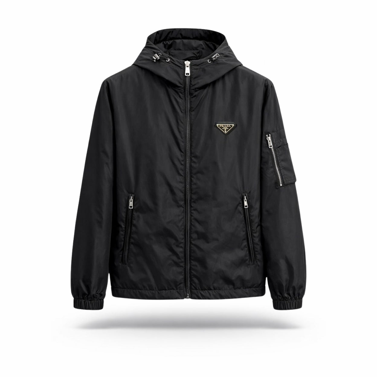 Prada Re-Nylon Hooded Zip Jacket - image 7