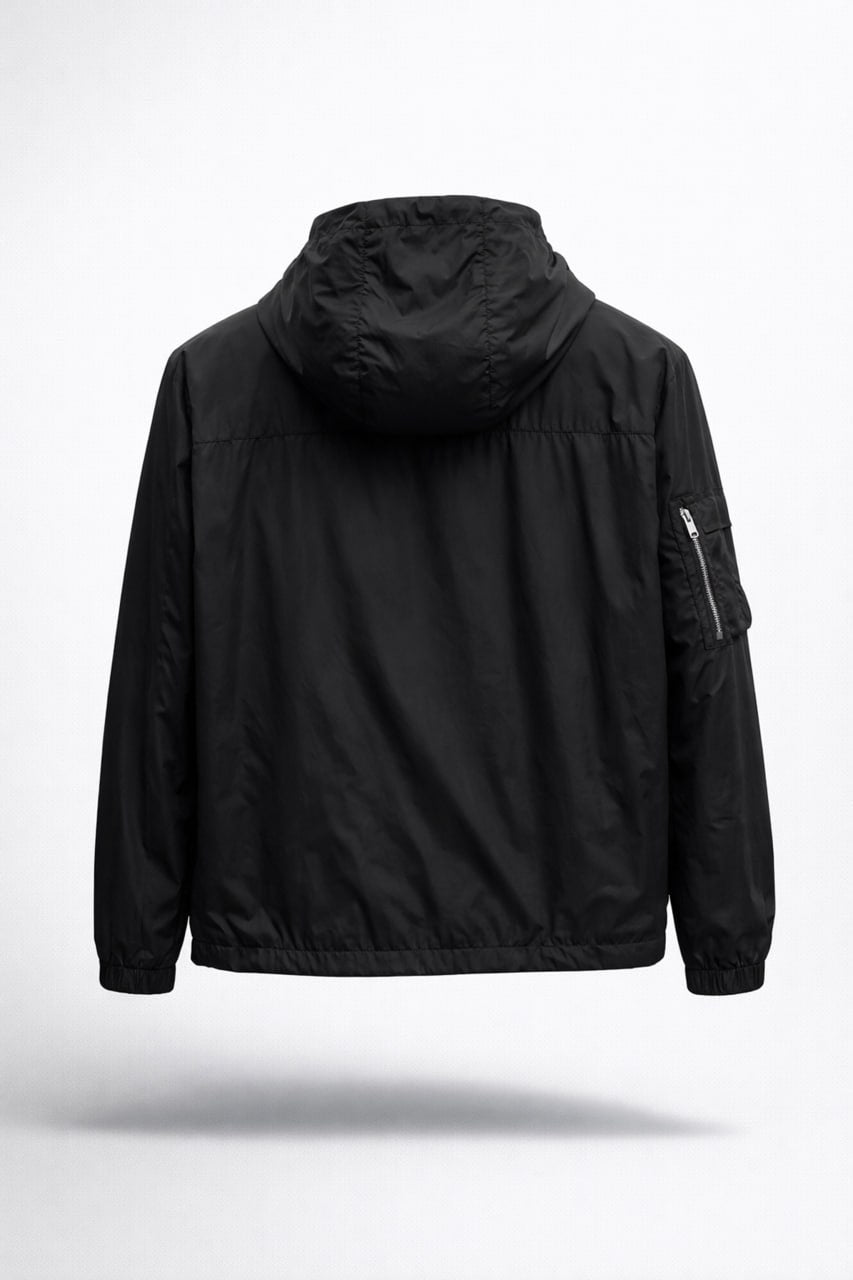Prada Re-Nylon Hooded Zip Jacket - image 2