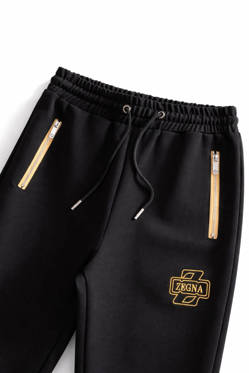 Zegna Logo-Embroidered Zip Hoodie & Joggers Set - image 8