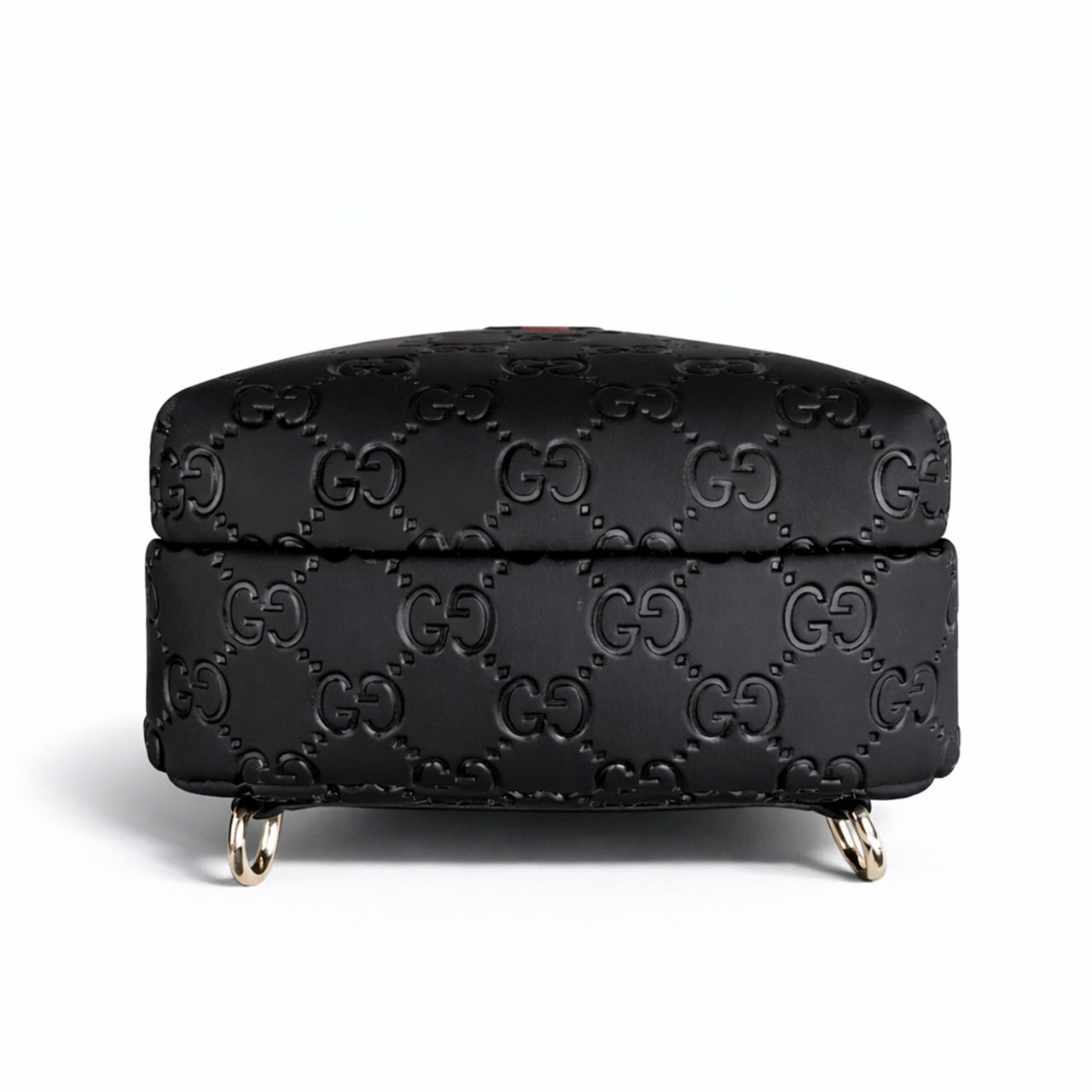Gucci Embossed Leather Sling Bag (Black) - image 5