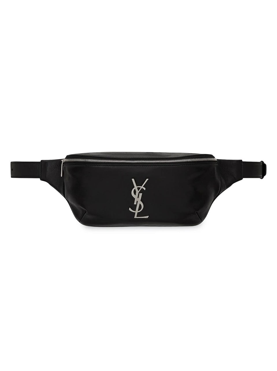Gucci Monogram Leather Belt Bag (Black)