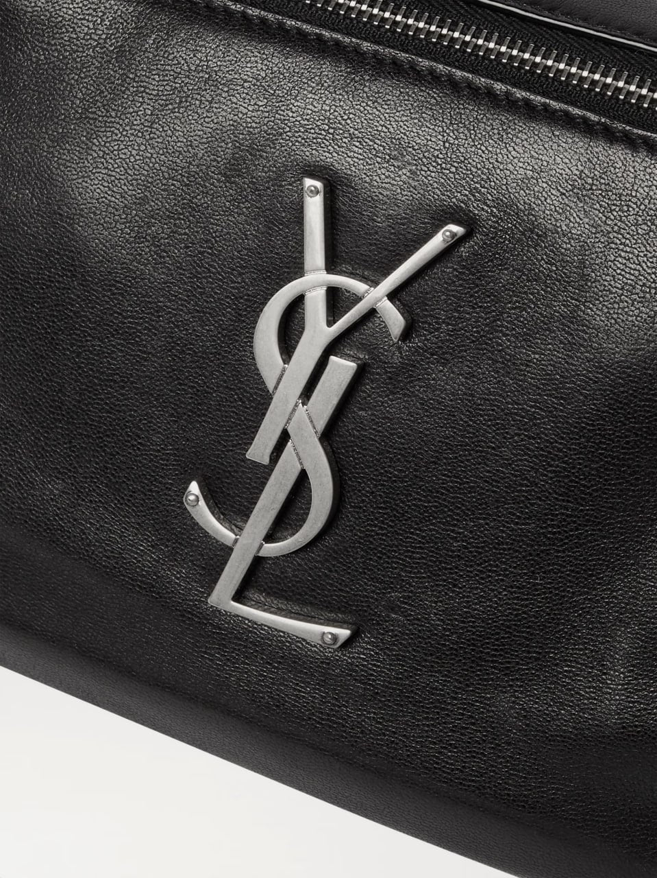 Gucci Monogram Leather Belt Bag (Black) - image 2