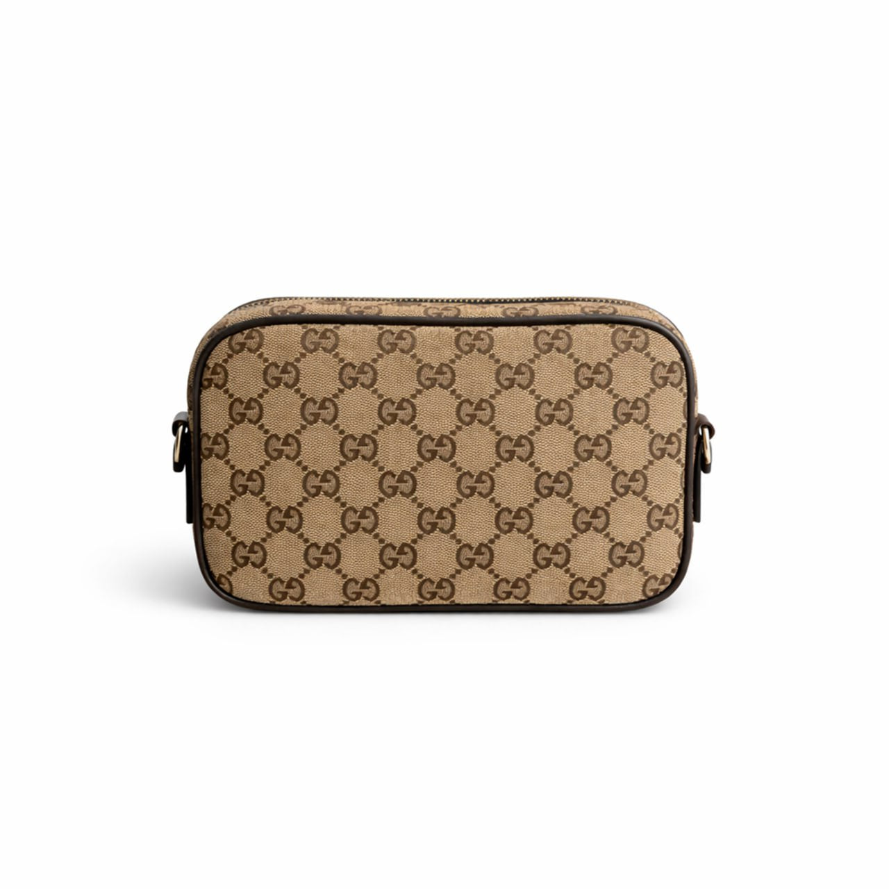 Gucci Supreme Canvas Crossbody / Clutch Bag (Beige/Ebony) - image 2