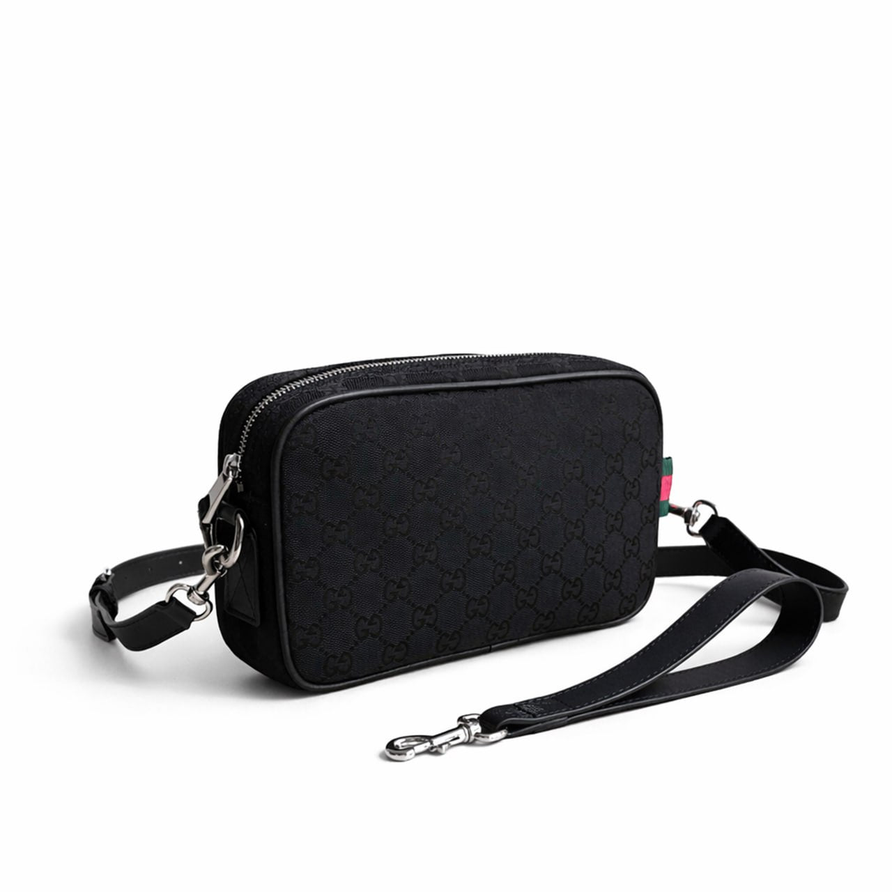 Gucci Canvas Minimalist Crossbody Bag (Black) - image 2
