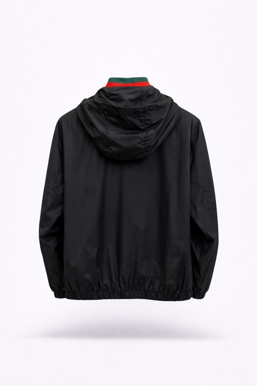 Gucci GG Logo Hooded Windbreaker Jacket - image 2