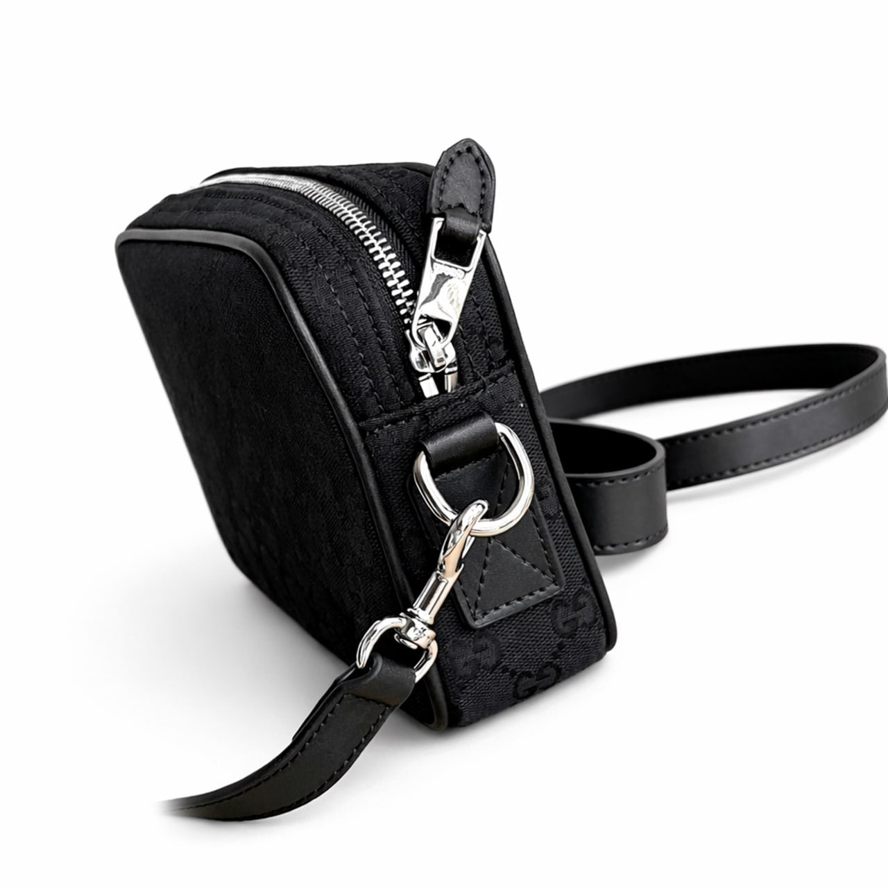 Gucci Canvas Minimalist Crossbody Bag (Black) - image 6