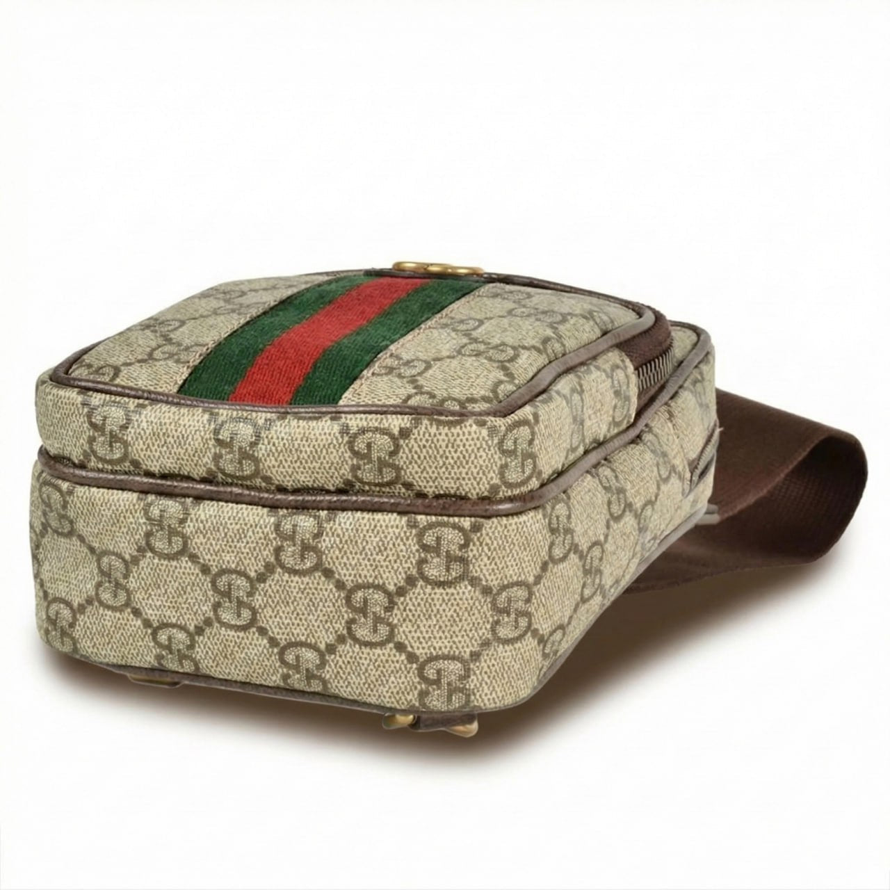 Gucci Ophidia Mini Crossbody Bag (Beige/Ebony) - image 5