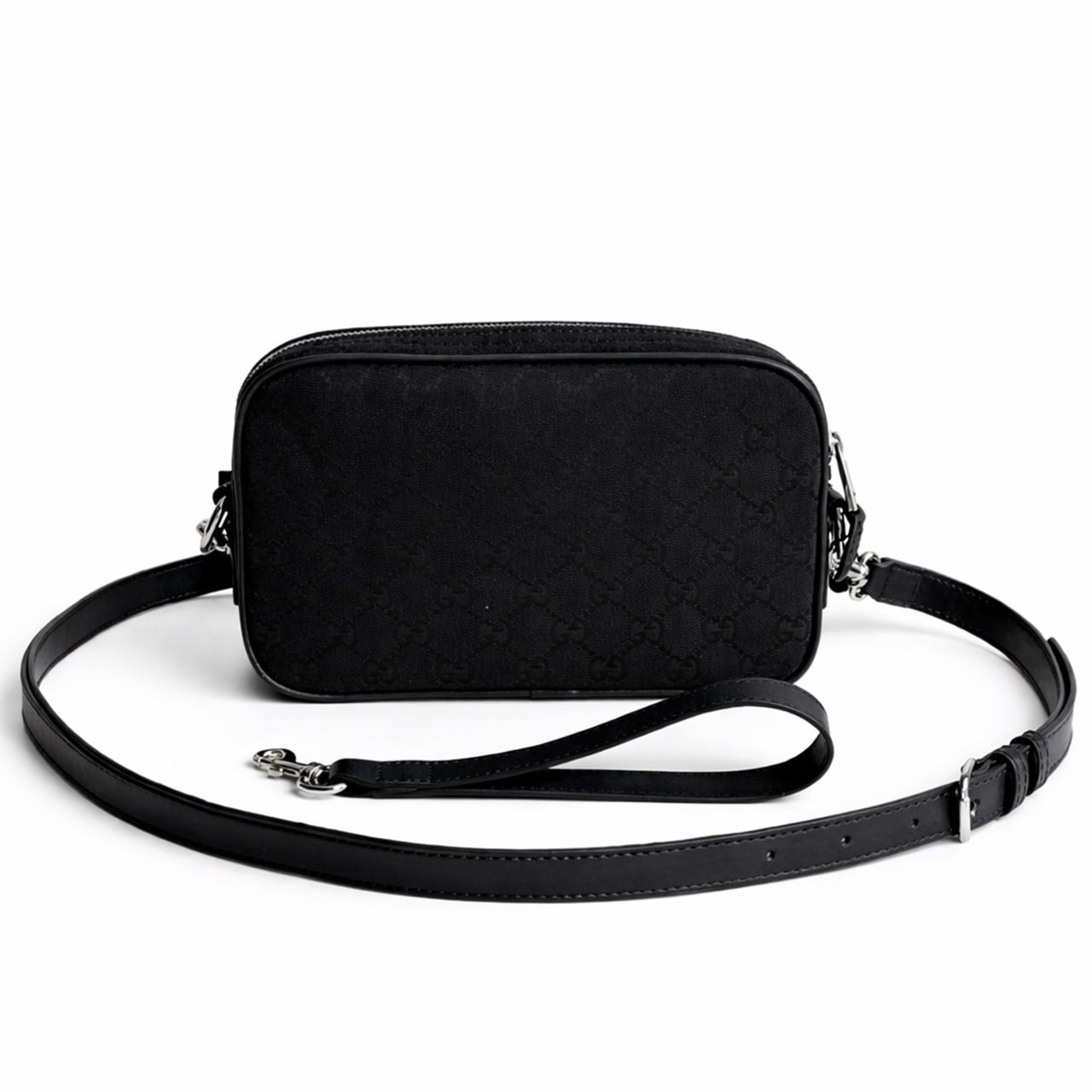 Gucci Canvas Minimalist Crossbody Bag (Black) - image 3