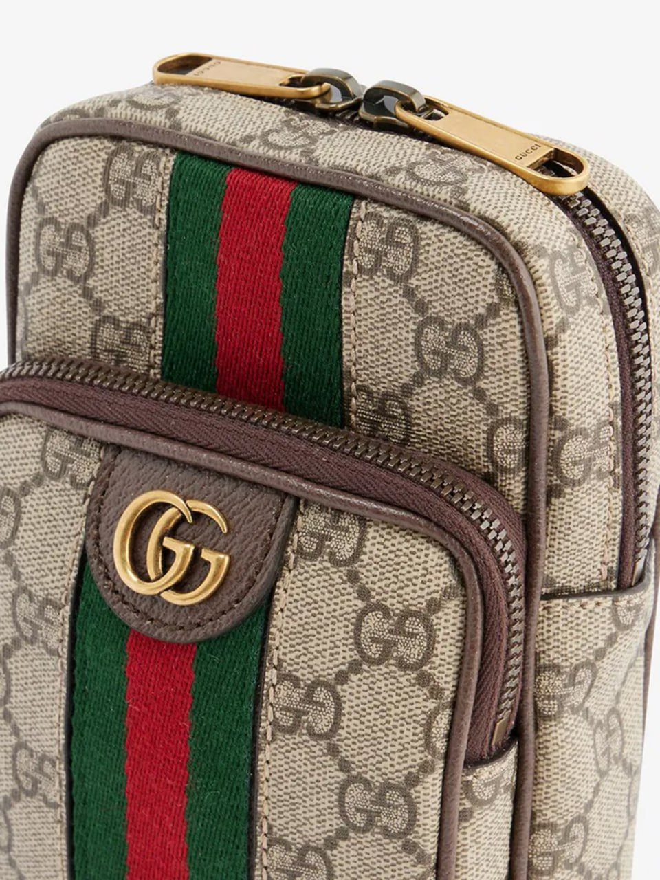 Gucci Ophidia Mini Crossbody Bag (Beige/Ebony) - image 3