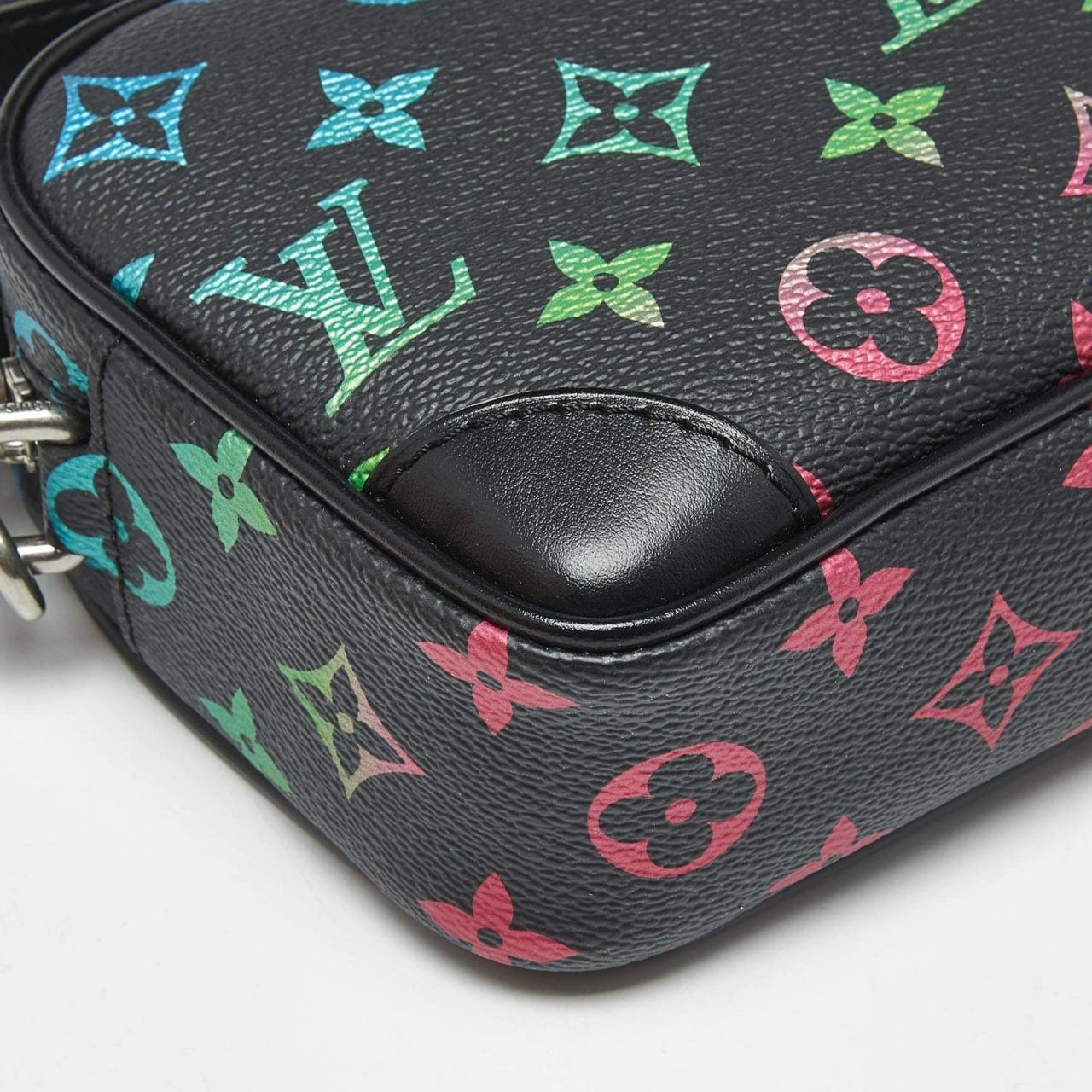 Louis Vuitton Monogram Multicolor Leather Crossbody Bag (Black) - image 5