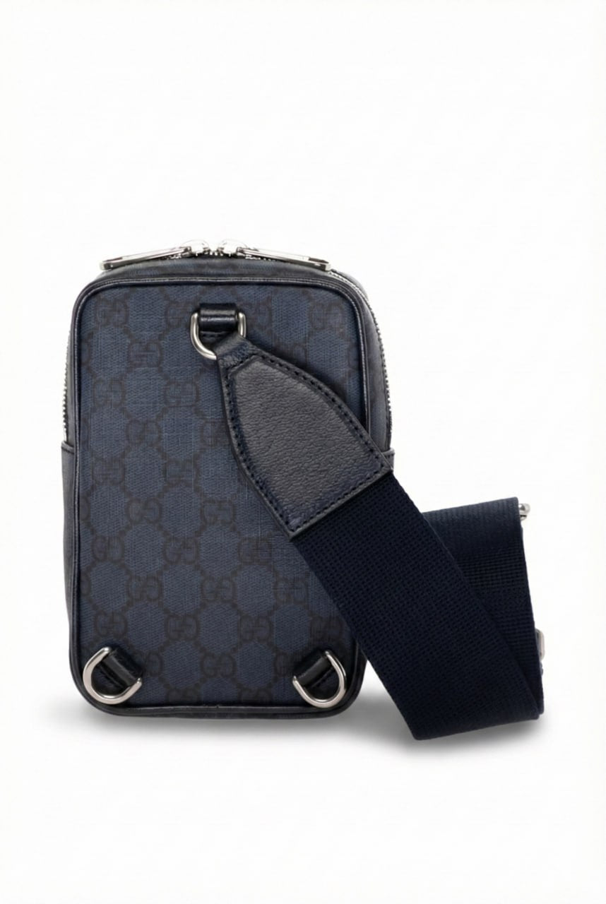 Gucci Supreme Mini Crossbody Bag with Interlocking G - image 2