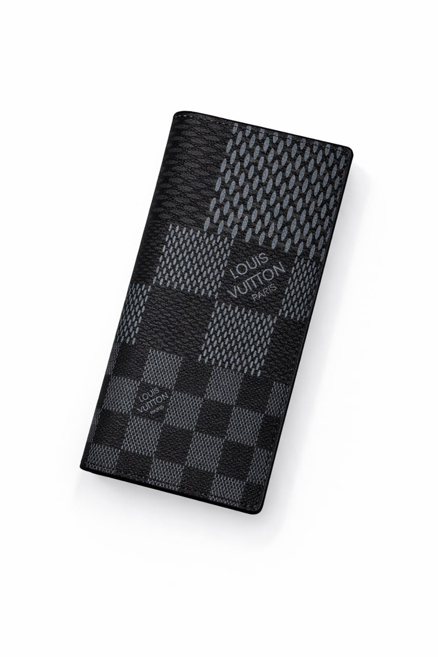 Louis Vuitton Damier Patchwork Card Holder, Wallet – Black