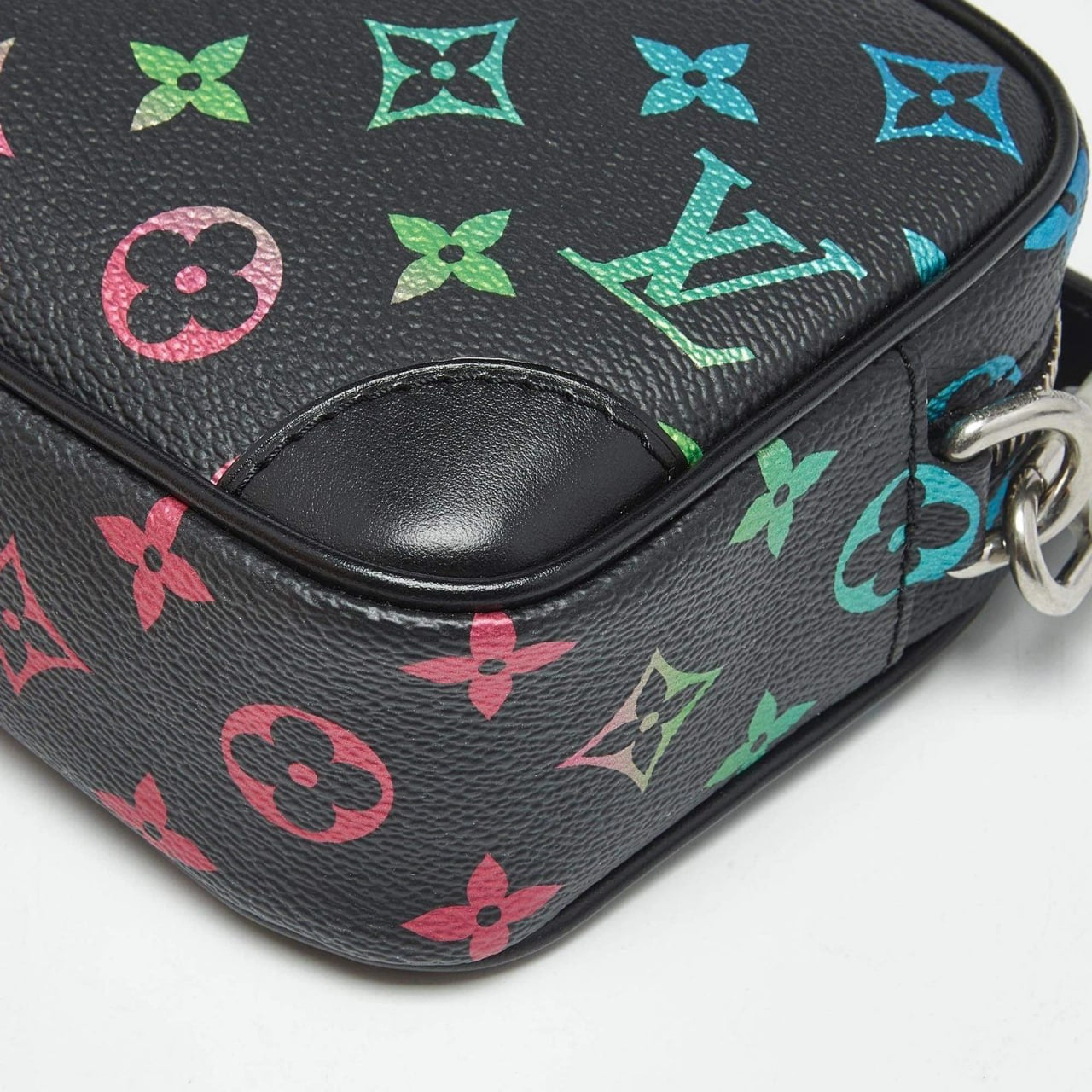 Louis Vuitton Monogram Multicolor Leather Crossbody Bag (Black) - image 6