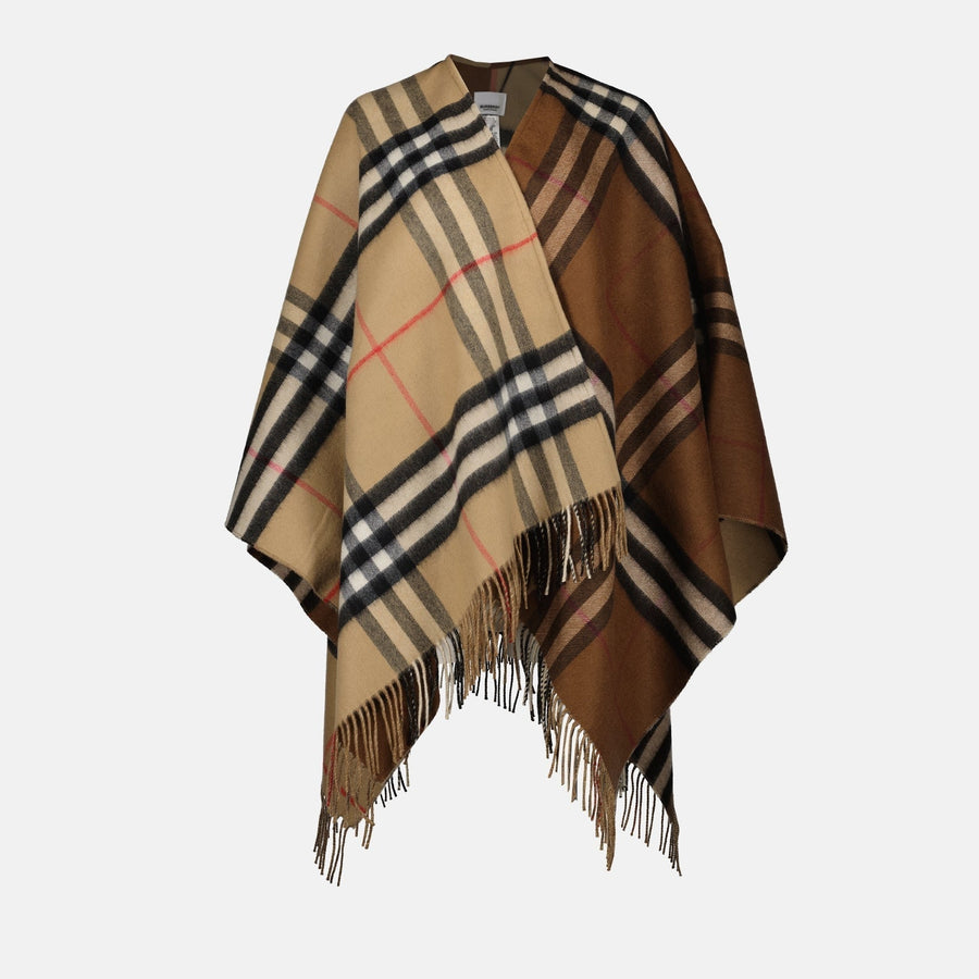 Burberry Checked poncho