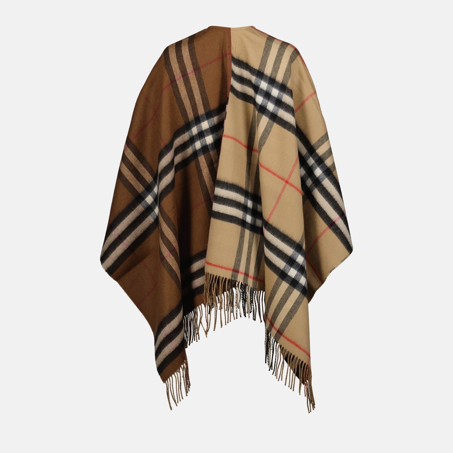 Burberry Checked poncho - image 4